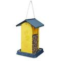 North States Pinecone Wild Bird 4.25 lb. Plastic Hopper Bird Feeder 4 ports