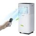 Costway 6000 BTU (10000 BTU ASHRAE) Portable Air Conditioner 3-in-1 Air Cooler w/Dehumidifier & Fan Mode Black