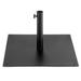 Patiojoy 40LBS Outdoor Market Umbrella Base Stand Square Umbrella Holder Black