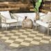 nuLOOM Sabina Diamond Trellis Indoor/Outdoor Area Rug 8 x 10 Beige