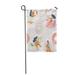 KDAGR Flamingo Unicorn Swan and Sweet Donut Inflatable Swimming Pool Garden Flag Decorative Flag House Banner 12x18 inch