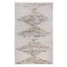 Lush Ambience Pearl Runner Rug | Washable Entryway Area Rug for Kitchen Hall Bedroom Dining Room Bathroom | 4X6 Ft |Beige