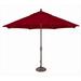 11 ft. Catalina Octagon Push Button Tilt Market Umbrella Really Red