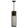 1 Light Medium Outdoor Hanging Lantern in Modern Style 6.25 inches Wide By 21.75 inches High-Buckeye Bronze Finish-Incandescent Lamping Type Bailey