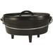 Lodge L10CO3 Cast Iron Camp Dutch Oven 4-Quart