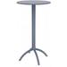 Octopus Round Bar Table Dark Gray