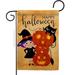 Breeze Decor G162113-BO 13 x 18.5 in. Playful Witch Garden Flag with Fall Halloween Double-Sided Decorative Vertical Flags House Decoration Banner Yard Gift