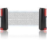 Retractable Ping Pong Net Table Tennis Net Holder Adjustable Length 180Cm