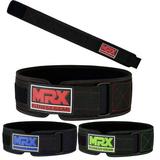 MRX Weight Lifting Belt Crossfit Fitness Training Bodybuilding Gym Back Support 4 Wide (X-Large)