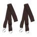 Tree Straps Swing Hammock Hanging Suspension Set Wrap Rope Kit Snap Carabiner System