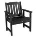 highwood Lehigh Synthetic Wood Garden Chair Black
