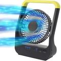 Battery Operated Fan Super Long Lasting Battery Operated Fans for Camping Portable D-Cell Battery Powered Desk Fan with Timer 3 Speeds Whisper Quiet 180Â° Rotation for Office Bedroom Outdoor 5