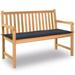 Garden Bench Cushion Anthracite 47.2 x19.7 x1.18