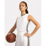 Augusta Sportswear B31434667 Women Match-Up Basketball Jersey Orange & White - 2XL