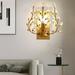 MONIPA Crystal Retro Wall Lamp Candle Holder Creative Light Iron