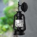 TFCFL Retro Wall Lamp Desk Lamp Antique Aisle Industrial Lamp Wall Lamp Shade E27 3W (Black)