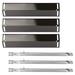 Hisencn Gas Grill Replacement Parts Kits for Smoke Hollow 6500 6800 PS9500 PS9900 SH5000 SH9916 16 1/2 inch Porcelain Steel Heat Plate Shield Stainless Steel Pipe Burners 3 Pack