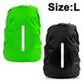 2 Pack Waterproof Rain Cover for Backpack Reflective Rucksack Rain Cover for Anti-dust/Anti-Theft/Cycling/Hiking/Camping/Traveli