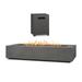 Home Square 2-Piece Set with Fire Table with Gas Conversion Kit & Tank Cover