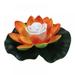 1 Piece Remote Control Floating Pool Light White Light Floating Lotus Light for Party Centerpieces Ponds Pools Fish Tank Landscape Landscaping