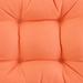 The Lakeside Collection Solid Wicker Settee Cushion - Cushion for Outdoor Wicker Loveseat - Terracotta