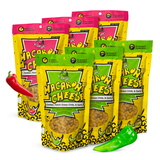 Macaroni and Cheese with Hatch Red and Green Chile + Cheddar Cheese + Garlic Variety Pack by FishSki Provisions 6 oz bags 6 pack