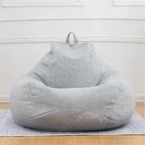 Size 27.6 x31.5 Multiple Color Indoor Lazy Lounger Super Soft Adults Kids Beanbag Chair Cover Memory Foam Beanbag Chair Cover Furniture Sofa Tatami (Not Included Filling)