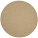 SAFAVIEH Courtyard Finnian Solid Dotted Indoor/Outdoor Area Rug 6 7 x 6 7 Round Natural/Cream