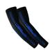 Xinhuaya 1Pair Men Women Cycling Running Bicycle UV Sun Protection Cuff Cover Sport Running Arm Warmers Men Cycling Protective Arm Sleeve Blue M