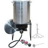 King Kooker 29-Qt Aluminum Turkey Fryer Propane Deep Fryer for Outdoor Cooking