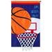 Evergreen Enterprises Inc Basketball 2-Sided Garden Flag