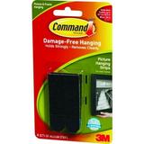 3M 17201BLK Command Picture Hanging Strips Medium Black Each