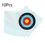 Meidiya 10pcs Shooting Targets Paper 15.7 inch Arrow Targets for Air-Soft BB Guns Air Rifles Shooting Accessories Ideal for Daily Shooting Practice for Archery Enthusiasts Beginner