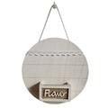 Wanwan Wall Flower Basket Handcrafted DIY Paulownia Decorative Gardening Hanging Plant Basket Garden Decoration