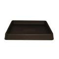 Tusco Products TRSQ11ES Square Planter Saucer Espresso