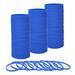 GOGO 100 Pcs Thin Silicone Wristbands for Adults Rubber Bracelets School Party Favors - Blue