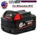 1x Battery 6000mAh For Milwaukee M18 Lithium XC 6.0Ah Extended Capacity Pack 48-11-1890