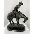 NORHTER a Hand Made American Bronze Sculpture By Frederic Remington Baby Size 8 H x 6 L