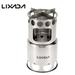 Lixada Portable Y2394 Model Stainless Steel Lightweight Wood Outdoor Stove Cooking Picnic (4.5in*8.3in)