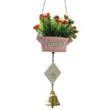 Juntful Wind Chimes Yard Garden Bells Windchimes Hanging Decorations Simulation Plant Potted Crafts Ornaments New