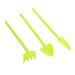 YUEHAO Mini Three-piece Potted Shovel Shovel Shovel Hoe Succulent Planting Tools Garden Tool Set Mini three-piece potted Green