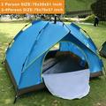 YouLoveIt Camping Tent Waterproof AutomaticPopUp Tent Camping Hiking Canopy Waterproof Anti-UV Easy Instant Pop Up Tent Waterproof Family Tent for Hiking Backpacking