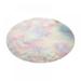 Fluffy Colorful Shag Round Area Rug Plush Carpet for Kids Girls Living Room Bedroom Decor Multicolor Area Rug (80*80cm Colorful)