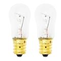2-Pack Replacement Light Bulb for General Electric GSS22IFPJWW Refrigerator - Compatible General Electric WR02X12208 Light Bulb