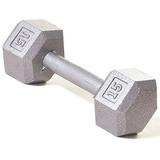 Champion BarbellÂ® 15 lb Solid Hex Dumbbell (SOLD INDIVIDUALLY)