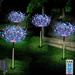 Outdoor Solar Garden Lights 4 Pack 480 LED Copper Wire Waterproof Solar Garden Fireworks Lamp with Remote 8 Modes Decorative Sparkles Stake Landscape Light for Garden Pathway Lawn Decor (Colorful)