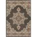 Mark&Day Outdoor Area Rugs 3x5 Lyla Traditional Indoor/Outdoor Black Area Rug (3 7 x 5 7 )