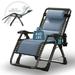 ABORON Zero Gravity Chair Reclining Lounge Chair with Removable Tray for Indoor and Outdoor Ergonomic Patio Recliner Folding Reclining Ice Silk Chair