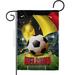 Ornament Collection 13 x 18.5 in. World Cup Belgium Sports Soccer Double-Sided Vertical House Decoration Banner Garden Flag - Yard Gift