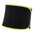 Unique Bargains Polyester Waist Sweat Band Waist Trimmer Belt Tummy Tuck Belts Strengthen Tummy Workout Yellow M Size